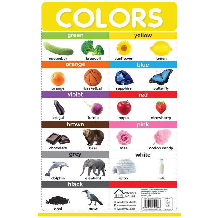 Colors - My First Early Learning Wall Posters: For Preschool ...