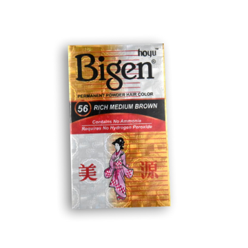 BIGEN Permanent Powder Hair Colour Rich Medium Brown 6 GM