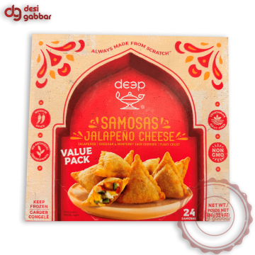DEEP SAMOSAS JALAPENO CHEESE - Frozen
