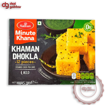 Haldiram's Minute Khana KHAMAN DHOKLA 9 OZ - Frozen