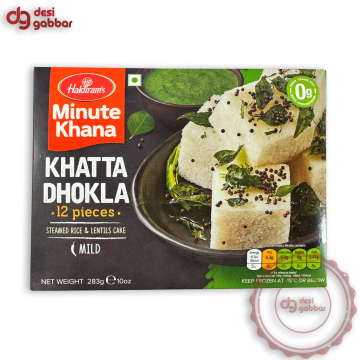 Haldiram's Minute Khana KHATTA DHOKLA 10 OZ - Frozen