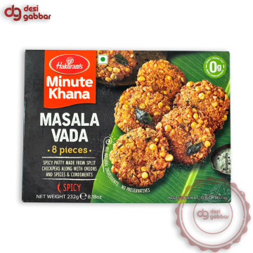 Haldiram's Minute Khana MASALA VADA 8.18 OZ - Frozen