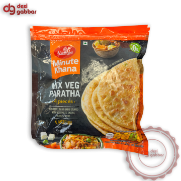Haldiram's Minute Khana MIX VEG PARATHA - Frozen