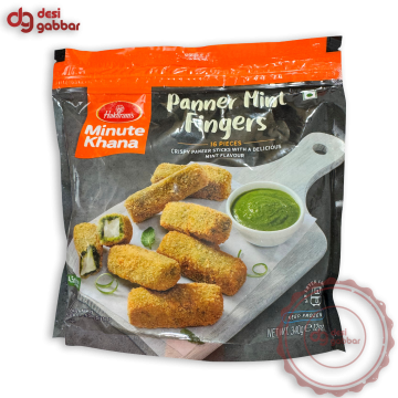 Haldiram's Minute Khana Paneer Mint Fingers 12 OZ - Frozen