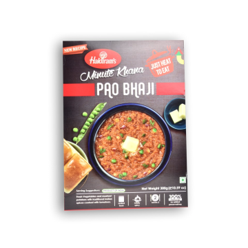 HALDIRAM'S MINUTE KHANA Pao Bhaji 10.59 OZ