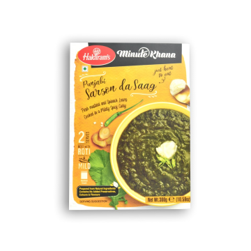 HALDIRAM'S MINUTE KHANA Sarson Da Saag 10.59 OZ