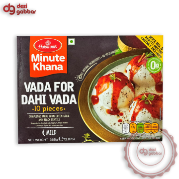 Haldiram's Minute Khana Vada for Dahi Vada 12.87 OZ - Frozen