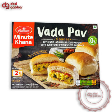 Haldiram's Minute Khana Vada Pav 9 OZ - Frozen