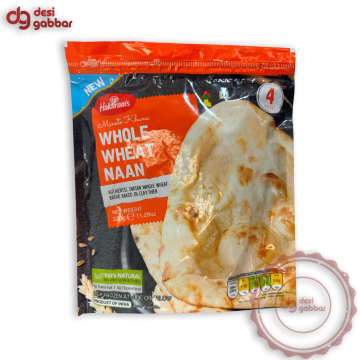 Haldiram's Minute Khana WHOLE WHEAT NAAN 11.28 OZ - Frozen