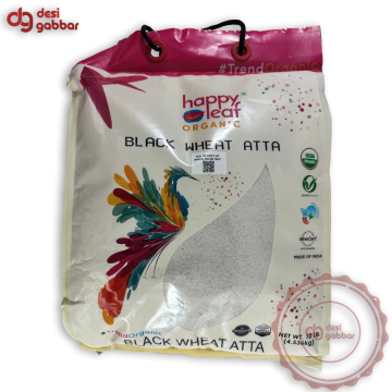 Happy Leaf Organic Black Chakki Atta 10 LBS