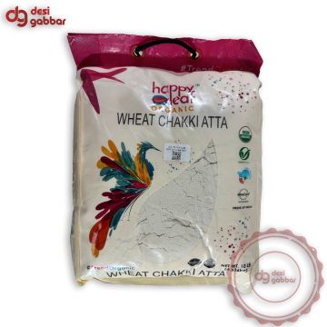 Happy Leaf Organic Wheat Chakki Atta 10 LBS