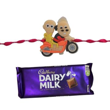 Cadbury Dairy Milk with Rakhi for Kids K3| Cartoon Rakhi for Small Brother | Rakhi for Baby Brother | Superhero Rakhi for Brother |Indian Rakhi Raksha Bandhan Festival