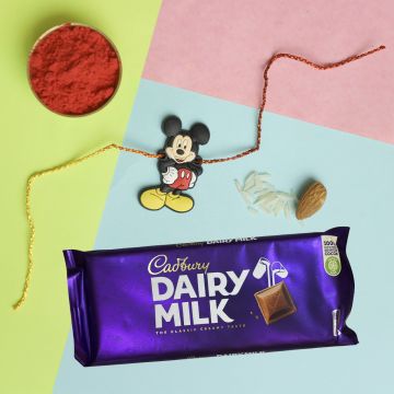 Cadbury Dairy Milk with Rakhi for Kids K8| Cartoon Rakhi for Small Brother | Rakhi for Baby Brother | Superhero Rakhi for Brother |Indian Rakhi Raksha Bandhan Festival