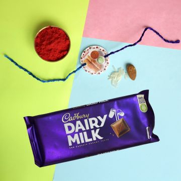 Cadbury Dairy Milk with Rakhi for Kids K5| Rakhi for Baby Brother | Fancy Rakhi for Brother |Indian Rakhi Raksha Bandhan Festival