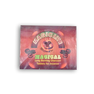 MAGIC LITE Magical Long Burning Charcoal Tablet 1 PC