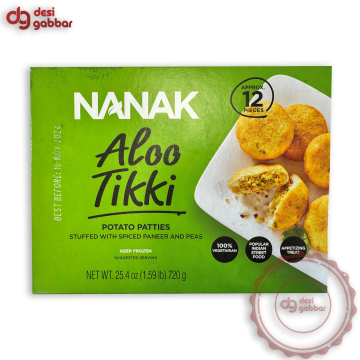 NANAK Aloo Tikki 25.4 OZ - Frozen