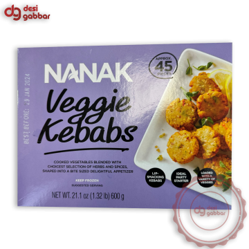 NANAK Veggie Kebabs 21.1 OZ - Frozen
