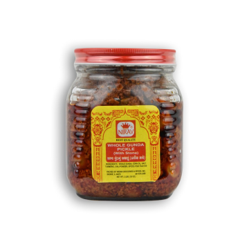 NIRAV Whole Gunda Pickle With Stone 32 OZ