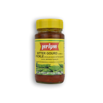 PRIYA Bitter Gourd Karela Pickle Without Garlic 10.6 OZ