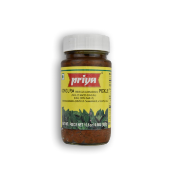 PRIYA Gongura Pickle With Garlic 10.6 OZ