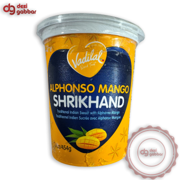 Vadilal ALPHONSO MANGO SHRIKHAND 16 OZ - Frozen