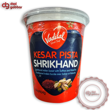 Vadilal KESAR PISTA SHRIKHAND 16 OZ - Frozen